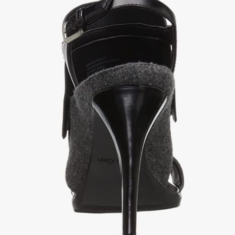 Calvin Klein Women's "Marin" Black/Gray Tuxedo Heel Size: 10M - Picture 2 of 7